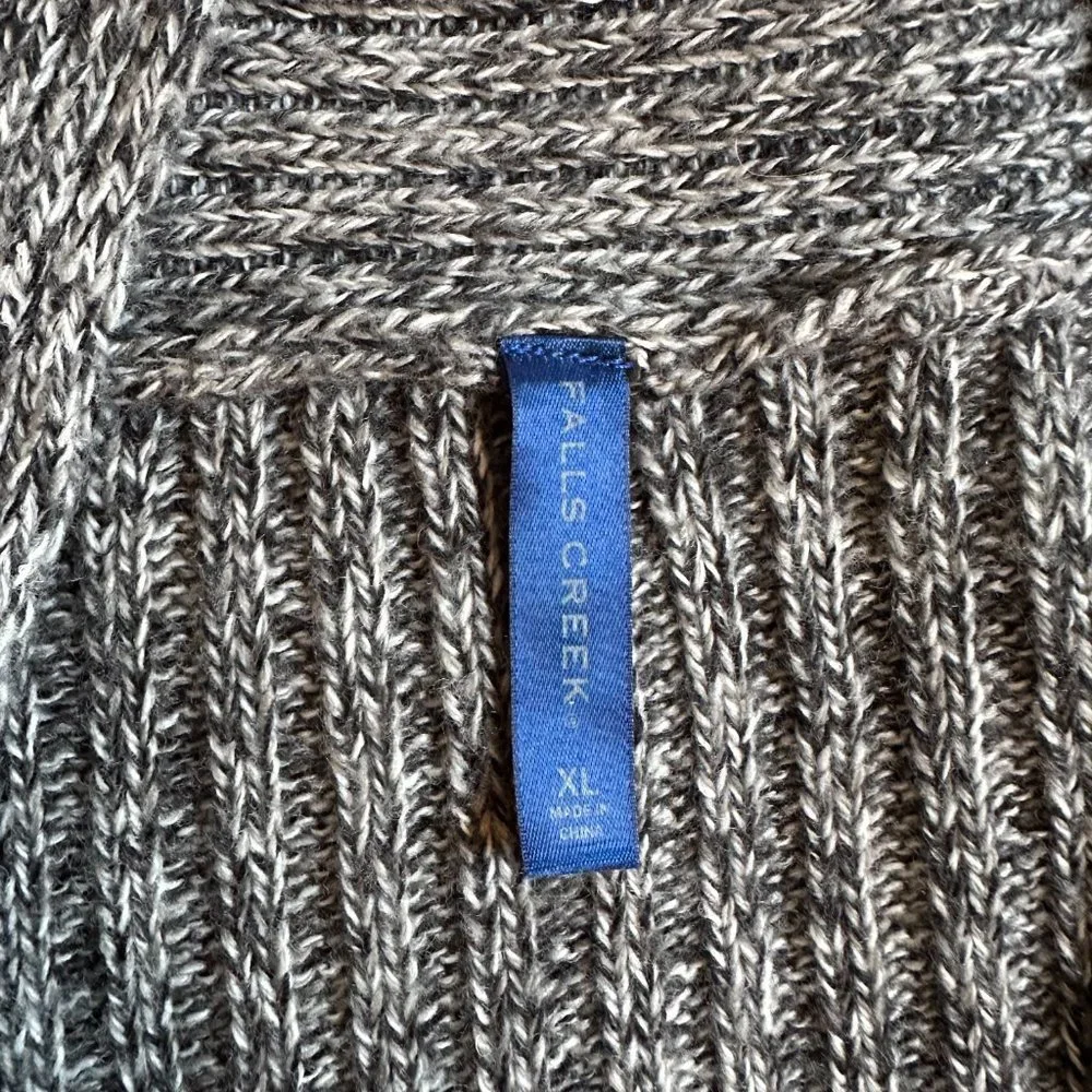 Falls Creek XL grey and white cardigan - Picture 3 of 4